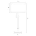 thumbnail image 4 of Brightech Carter LED Table Lamp Set - Compact Table & Desk Reading Lamp for Bedroom, Living Room, Office - Modern Nightstand & Side Lamp with Soft Ambient Light - Stainless Steel & Walnut Wood, 4 of 6