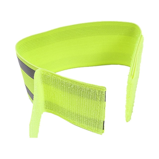 YSNOOWE 2Pcs Reflective Wristbands with Elastic Cord for Night Safety and Outdoor Sporting Events