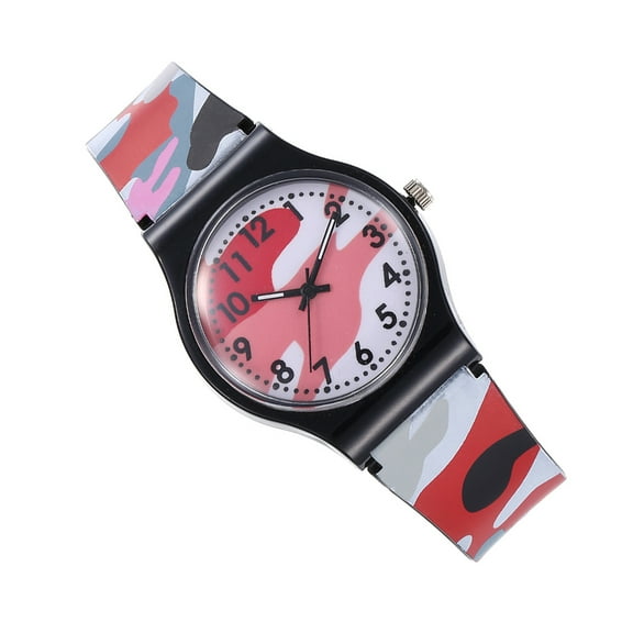 LOLIPPYY 1 Pc Durable Camouflage Watch For Design With Dial Outdoor Activities And Everyday Wear