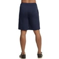 thumbnail image 2 of Men's Cotton Lightweight Terry Shorts with Pockets, Sweat Shorts, Navy S, 1 Pack, 2 of 4
