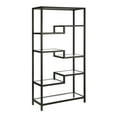 thumbnail image 5 of Evelyn&Zoe Johann 68" Tall Rectangular Bookcase, Blackened Bronze, 5 of 7