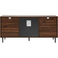 thumbnail image 5 of Roth 60" Console de Cheminée de Rangement Moderne en Noyer Foncé, 5 of 5