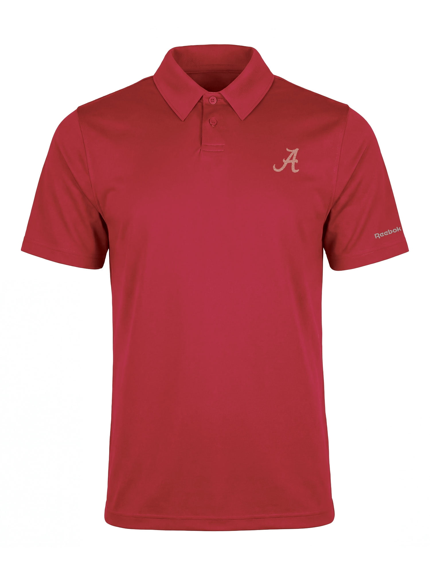 Alabama Crimson Tide Reebok Mens Short Sleeve Polo Shirt