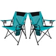 thumbnail image 5 of Kijaro Dual Lock Seat Lock Camping Chairs with Carry Bag, Ionian Turquoise, 5 of 8