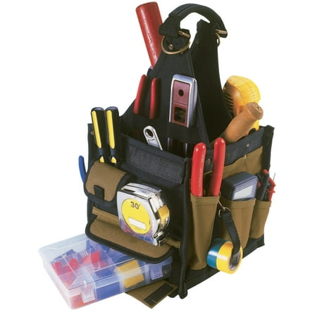 Soft Sided Tool Box - CLC Custom Leather Craft Soft Side Tool Carriers, 28 Compartments, 17 in X 8 in