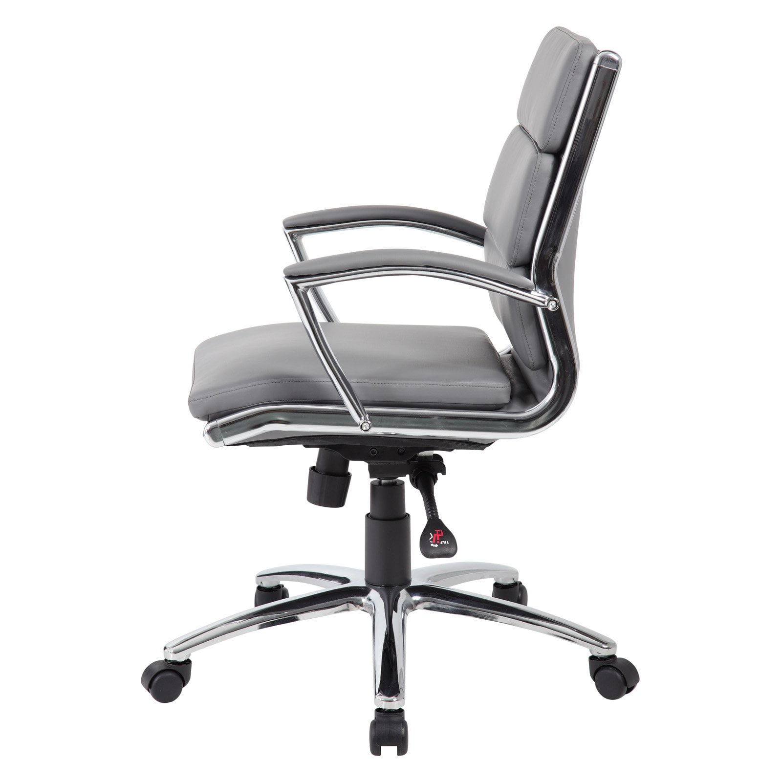 Boss Office Products Executive Modern Mid Back Office Desk Chair, Multiple Colors