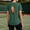 Green, variant on Open Back Workout Tops for Women Curved Hem Yoga Pilates Tee Short Sleeve Loose Gym Running Yoga Shirts