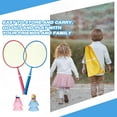 thumbnail image 5 of Kids Badminton Set with Shuttlecocks - Durable Steel Alloy Rackets for Outdoor, 5 of 6