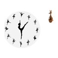 thumbnail image 1 of Reloj De Pared De Bailarina, Estatua De Bailarina De Ballet, Reloj Silencioso, Escultura Decorativa Encantadora Para Cocina, Oficina, Hogar, Dormitorio, Estantería., 1 of 8