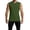 Army Green, variant on Men's Summer Solid Sleeveless Crew Neck Pullover Tank Top Ultra Breathable Lightweight Casual Vest for Gym Street Outdoor Everyday Wear Blue L