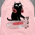 thumbnail image 3 of Instant Message - DJ Cat - Toddler & Youth Girls Raglan Graphic T-Shirt, 3 of 6