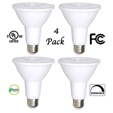 4 Pack Par30 Led Bulb 12w Dimmable Flood Light 100w Halogen 4 Pack Par30 Led Bulb 12w Dimmable Flood Light 100w Halogen Replacement