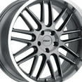thumbnail image 4 of TSW Aluminum Rim AVALON 18X8.5in Gunmetal with Brushed Gunmetal Face and Machined Lip Finish, 1885AVA425112G66, 4 of 5