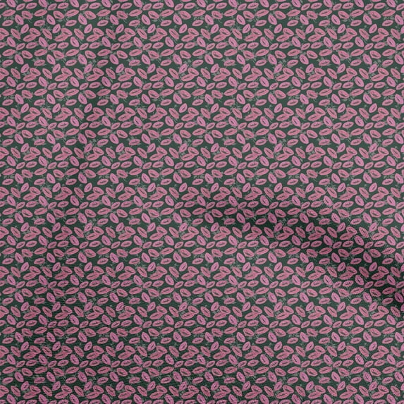 oneOone Cotton Cambric Pink Fabric Abstract Floral Fabric For Sewing Printed Craft Fabric By The Yard 42 Inch Wide