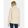 thumbnail image 3 of 99 Jane Street Women's and Women's Plus Boucle Sweater and Scarf Set, Midweight, 2-Piece, Sizes XS-4X, 3 of 5