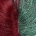 thumbnail image 4 of Peluca Rizada Larga Roja Y Verde, Sin Enredos, Sin Desprendimiento, Pelucas Sintéticas De Cosplay Para Mujeres Para Juegos De Rol, Fiestas Temáticas De Halloween, 4 of 7