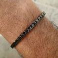 thumbnail image 2 of 6Ct Princess Cut Simulated Diamond 14K Black Gold Plated Charm Tennis Bracelet, 2 of 4