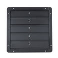 thumbnail image 3 of 24 Inch Heavy-Duty Steel Shutter Exhaust Fan, 4800 CFM Wall Mounted Attic Vent Fan with Variable Speed Controller, Low Noise AC Motor for Garage, Shed, Greenhouse Ventilation & Cooling, Black, 3 of 10