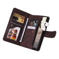thumbnail image 5 of Case for Google Pixel 6 5G Cover Zipper Pocket Wallet Case Magnetic Protective - Braun, 5 of 5