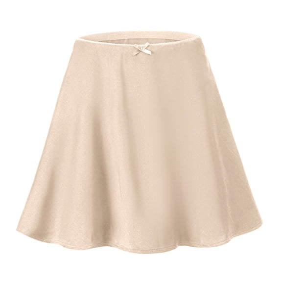 Bibifish Womens Pleated Skirts High Waisted Elastic Satin Smooth Solid Color Skirts Mini Straight Skirts Elastic Waist Office Dating Casual Wear
