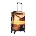 thumbnail image 3 of Fotbe Hawaiian Sunset Beach Luggage Cover Protector,Suitcase Protector,Scratch and Dirt Resistant,Fits 18-32 Inch Luggage-Medium, 3 of 9