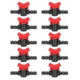thumbnail image 2 of Gupbes Barbed In-Line Valve,Hose Irrigation Valve,10PCS 1/2 Hose Irrigation Fittings Barbed In-Line Valve Garden Irrigation Connector, 2 of 8