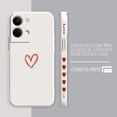 thumbnail image 3 of Case For OPPO RENO 8 7 9 6 7SE 5 4 4SE 4 3 4G 5G PRO PLUS Colour Simple Liquid Silicone Case Simple Lover Line Art, 3 of 5