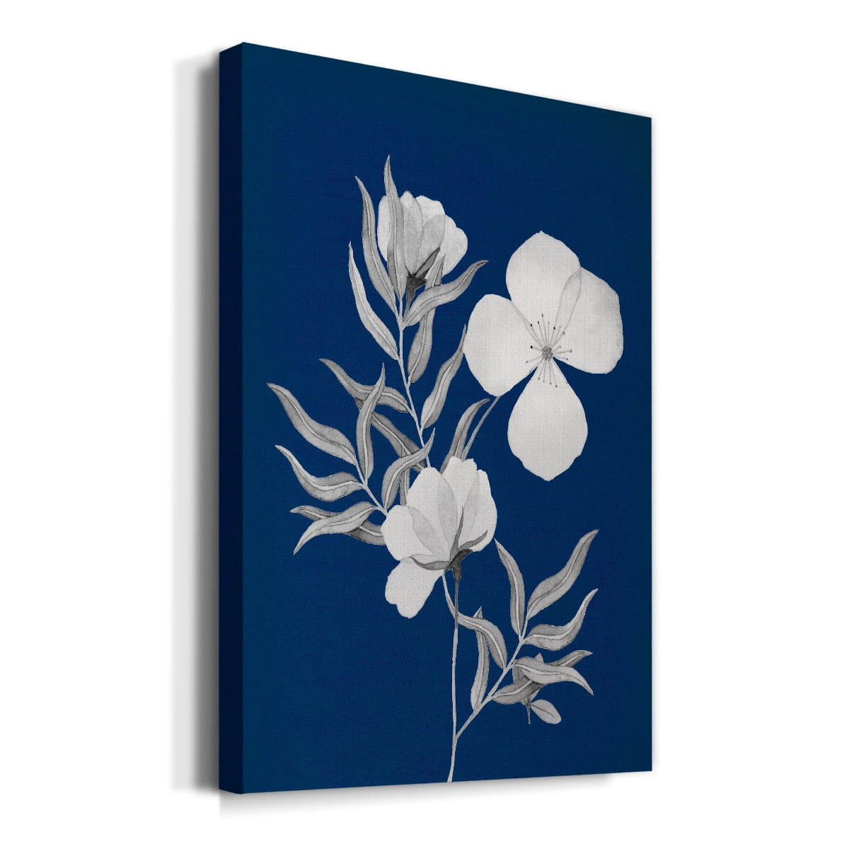 Indigo Sketch II Premium Gallery Wrapped Canvas - Ready to Hang