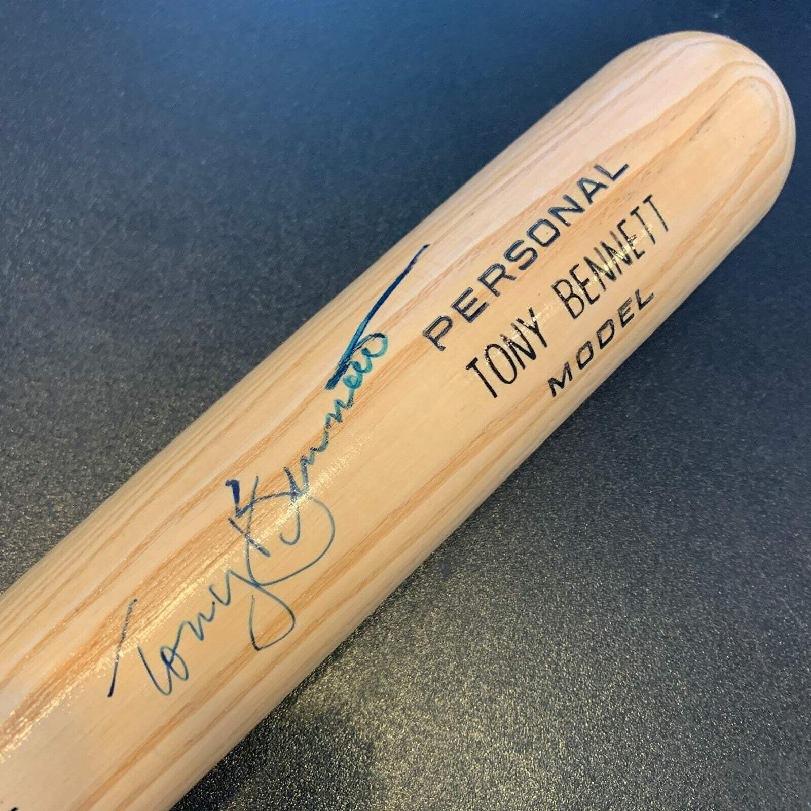 Tony Bennett Signed Autographed Personal Model Baseball Bat With JSA COA