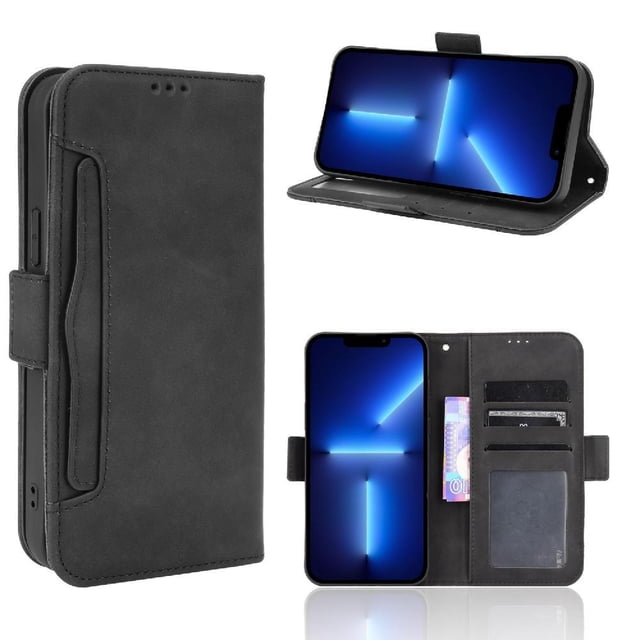 Funda Tipo Billetera GANGXUN para iPhone 13 PRO MAX – Tapa Flip con Tarjetero