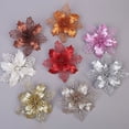 thumbnail image 4 of 10Pcs Christmas Flowers For Decoration Christmas Trees Christmas Wreaths Create A Christmas Atmosphere. Baolan Bronze Pink, 4 of 8