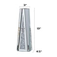 thumbnail image 5 of SHYFOY Tall Glass Vase Mirrored Decorative Flower Vase for Living Room Home Decor, 5 of 9
