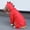 Red, variant on Dog Raincoat Waterproof & Quick-Drying Puppy Rain Coat with Hood and Leash Hole Cute Hooded Rain Poncho Gear Clothes for Small Medium Large Dogs(S,Black)