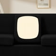 thumbnail image 4 of U-NICE HOME 2 Pieces Stretch Recliner Chair Cover Washable Chair Slipcover With Individual Seat Cushion for Pet Friendly, Black, 4 of 7