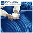 thumbnail image 5 of 50"×60" Electric Blanket Heated Throw Blanket with 6 Heating Levels and 8 Time Settings Washable, Blue, 5 of 6