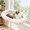 White Striped Cushion Bed-Large, variant on White Striped Cushion Bed Large Foldable Cat Window Perch Hammock
