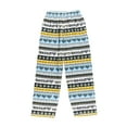 thumbnail image 3 of Lazy One Men's Novelty Pajama Pants – Funny Cotton Sleep Pants with Elastic Waistband & Pockets, Hanukkah, 3 of 7