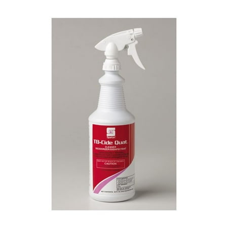 32 Oz Rtu Glass Cleaner - Spartan RTU TB-Cide Quat Cleaner/Deodorizer/Disinfectant, 32 oz Bottle, 12 Bottles Per Case