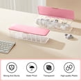 thumbnail image 2 of PENGXIANG Plastic Cable Management Box with Lid and 8 Wire Ties Waterproof Dustproof Portable Data Cable Storage Box for Drawer Desktop Office Power Cord Jewelry，Pink, 2 of 10