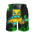 thumbnail image 3 of Geometry Dash Mens Board Shorts Quick Dry Swim Trunk Lightweight Soft Swimsuit Bathing Suit for Boys 2XL, 3 of 8