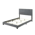thumbnail image 4 of Home Design Evon Queen Linen Upholstered Bed Frame with Foam Padding and Polyester Upholstery, Warm Gray, Easy assembly, 4 of 5