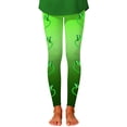 thumbnail image 4 of Tiijoy Girls St. Patrick's Day Athletic Leggings Soft Stretch Tights Pants, Sizes 1-12, 4 of 4