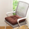 thumbnail image 3 of Square Chair Seat Cushion Foam Chair Cushion For Kitchen Dining Or Car 40x40cm Cushion Seat for Wheelchair Car Back Rest Auto Seat Car Booster Seat for Short Drivers Memory Foam Car Seat Cushion Fuzzy, 3 of 3