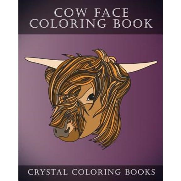 Pre-Owned Cow Coloring Book : 30 Simple Line Drawing Cow Face Coloring Pages