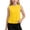 Yellow, variant on WRKEKC Kids Athletic Tank Tops Solid Color Round Neck Sleeveless Quick Dry Breathable Sporty for 5-15 Years