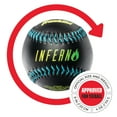 Franklin Sports Blue Inferno Tee Ball Set Youth 25" Bat, Drop 10 Ball 9" PVC Tee Ball