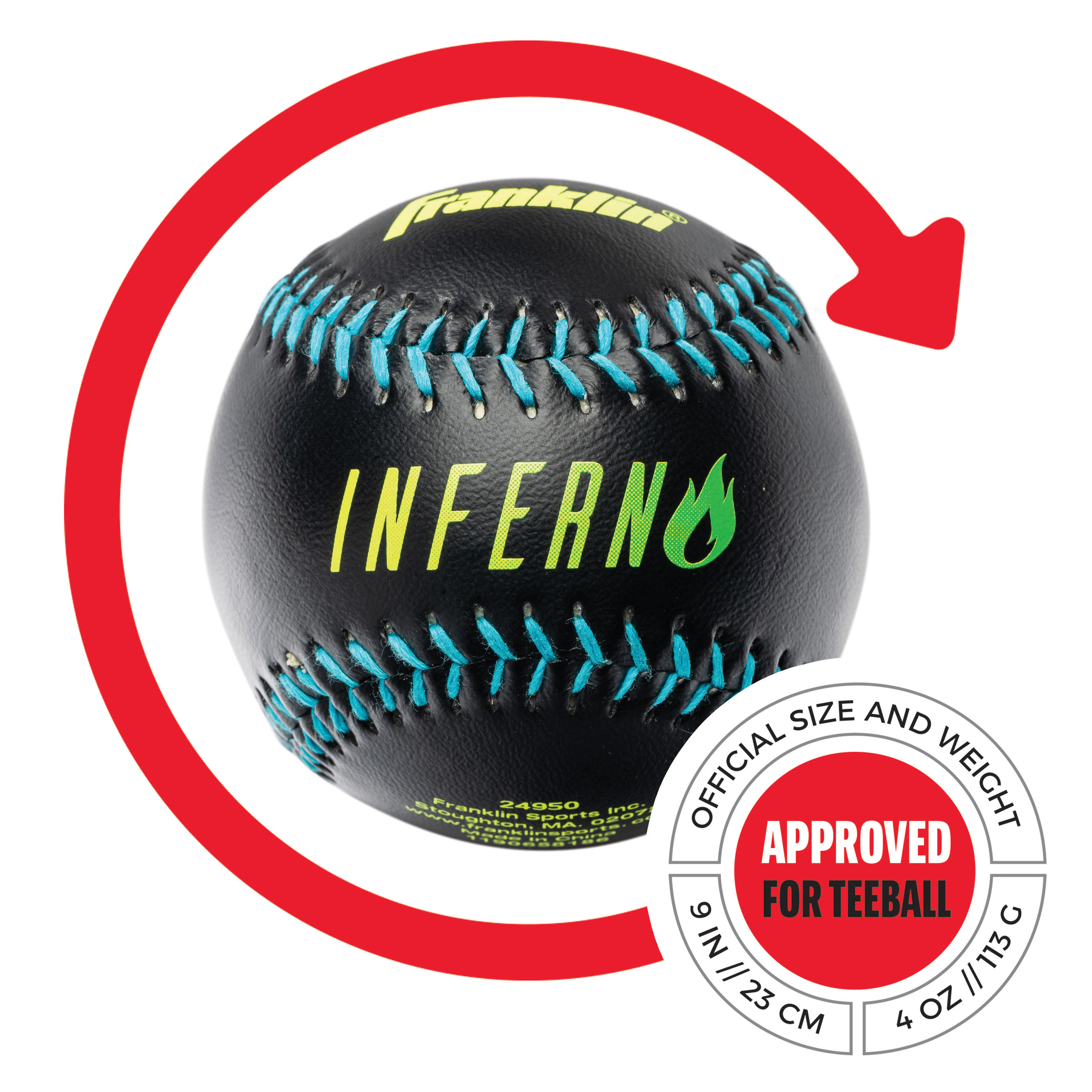 Franklin Sports Inferno 25-Inch T-Ball Starter Set photo 6