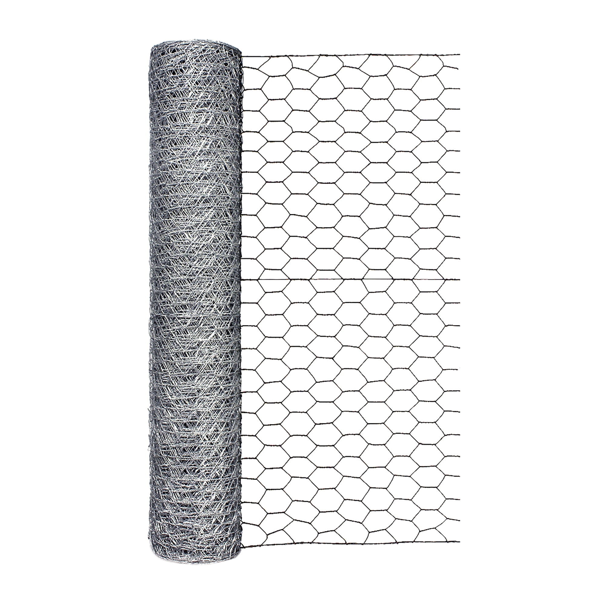 G&B 308476B 48" x 50' ft  2" Mesh Galvanized Poultry Netting Chicken Wire Fence 