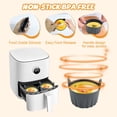 thumbnail image 7 of Air Fryer Baking Ramekins – Premium Food-Grade Silicone Mould Cups – Easy Release Nonstick Bakeware Set, Silicone Baking Cups for Eggs, Muffins, Cupcakes, Puddings, Tarts, Custards, and More!, 7 of 7