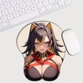 thumbnail image 5 of Ergonomic 3D Anime Girl Mouse Pad With Wrist Support - High-Quality Silicone, Comfortable Design For Relax & Office Use - Perfect Gift Idea, 5 of 5